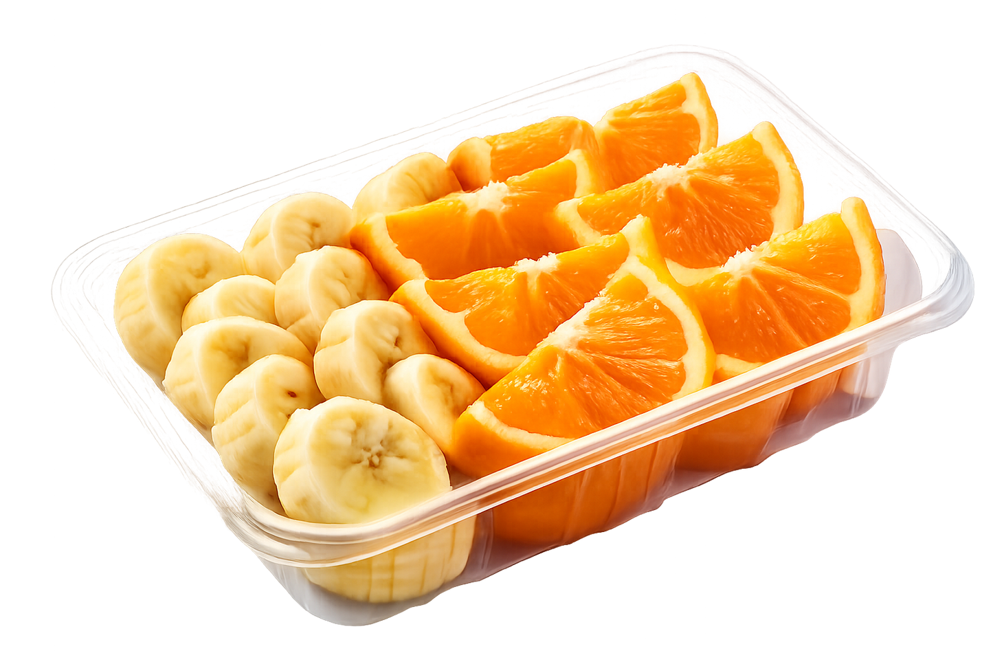 Fresh Mix Fruits ( Banana and Orange )