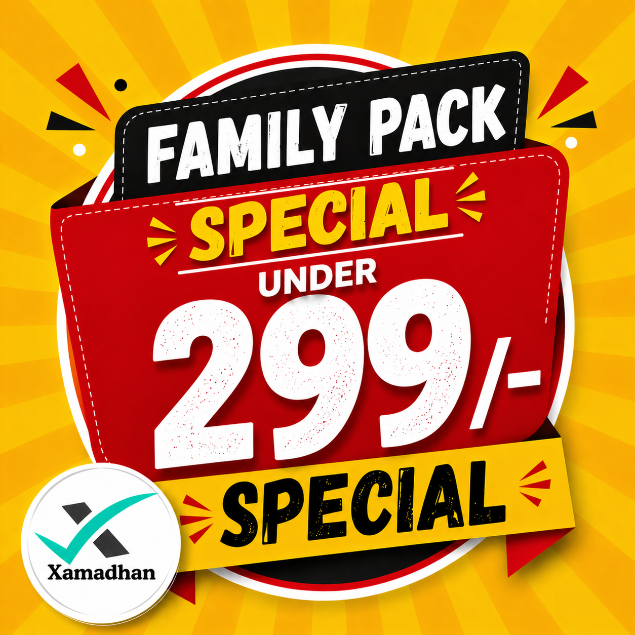 Family Pack Special Under 299/-