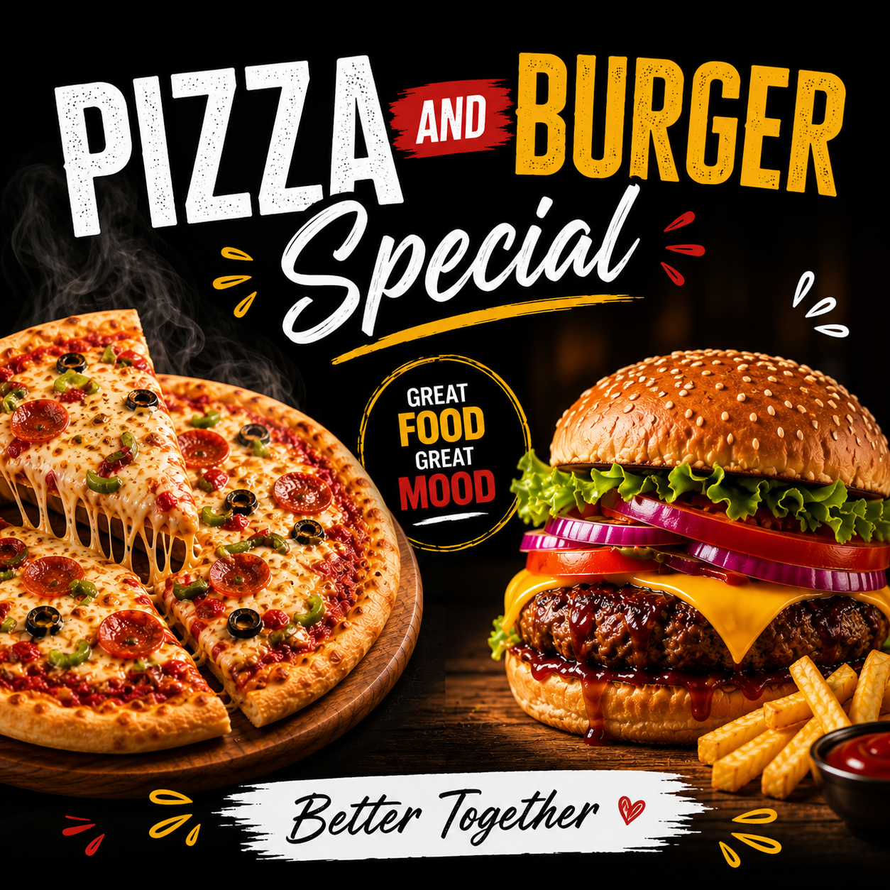 Pizza & Burger Special