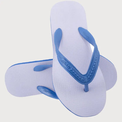 Relaxo Hawai Sandal For Man ( White, Blue and Grey)