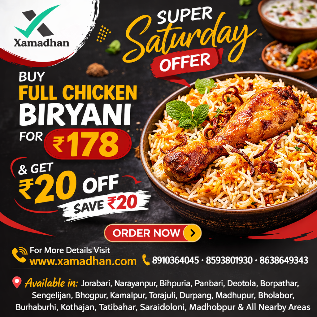 Super Saturday Offer ( Biriani Full Plate )