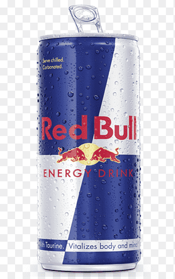 Red Bull Energy Drink Tin, Isolated, Drink,