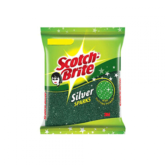 Scotch Brite Silver Sparks Scrub Pad (Small)