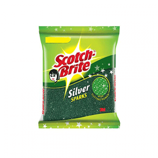 Scotch Brite Silver Sparks Scrub Pad (Small)