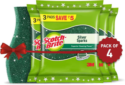 Scotch Brite Silver Sparks Scrub Pad (Small)