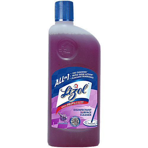 Lizol Disinfectant Surface & Floor Cleaner (Lavender - 500 ml)